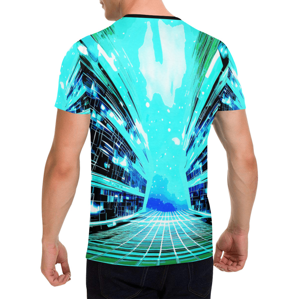 Exploring Galaxy 805 All Over Print T-Shirt for Men (USA Size) (Model T40)