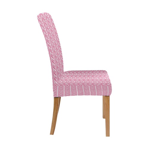 chevrons roses Removable Dining Chair Cover