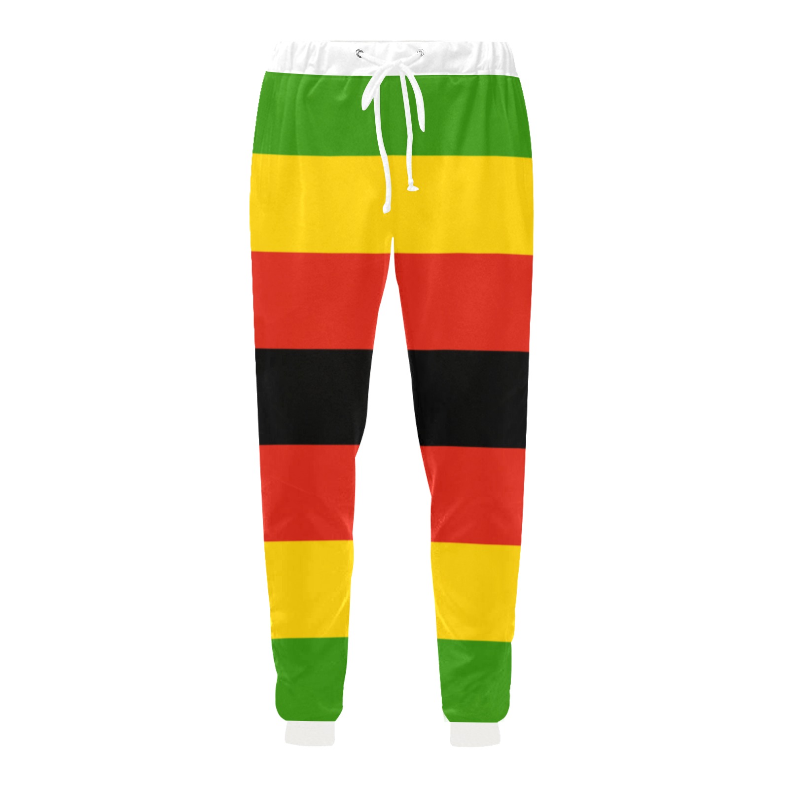 Flag_of_Zimbabwe.svg Men's All Over Print Sweatpants (Model L11)
