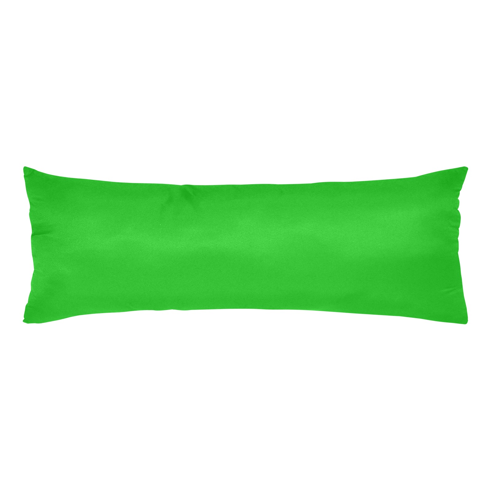 Merry Christmas Green Solid Color Body Pillow Case 20" x 54" (Two Sides)
