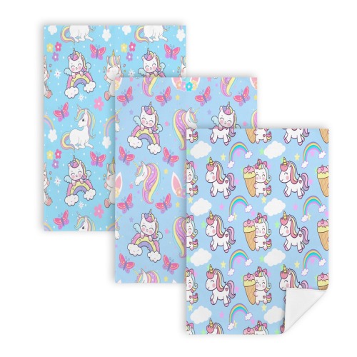 Magical Unicorn Light Blue Multi Towel Set