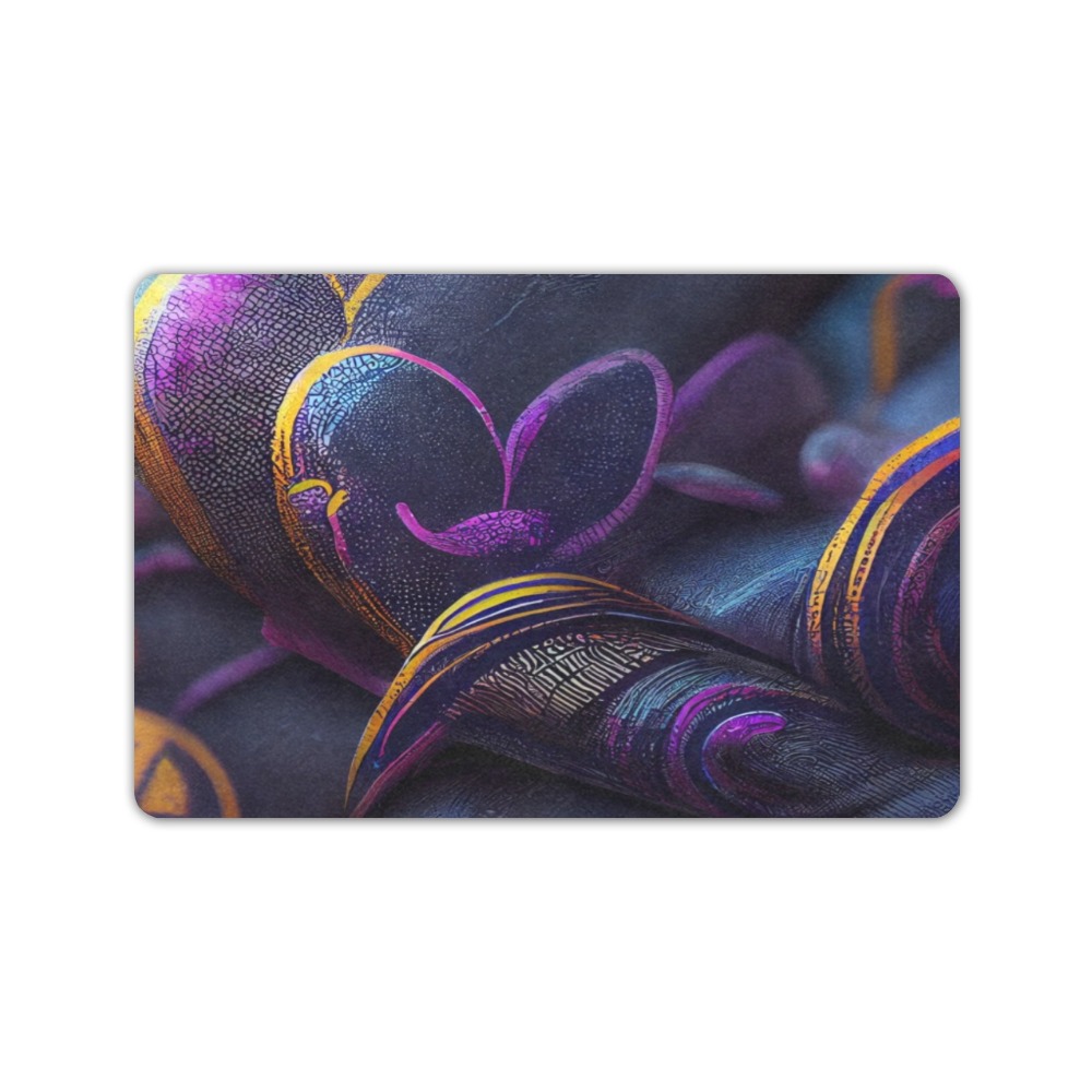 violet heart Doormat 24"x16" (Black Base)