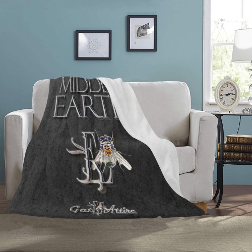 MIDDLE EARTH Collectable Fly Ultra-Soft Micro Fleece Blanket 50"x60"