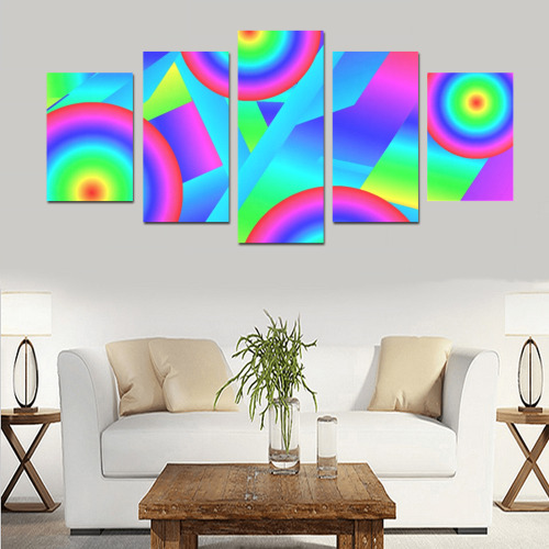 Abstract Music Canvas Print Sets D (No Frame)