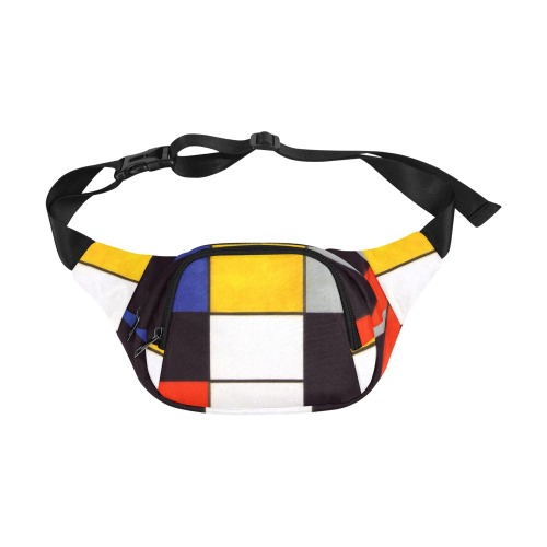 Composition A by Piet Mondrian Fanny Pack/Small (Model 1677)