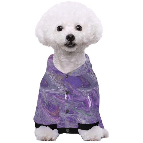 The Violet Storm Pet Dog Hoodie