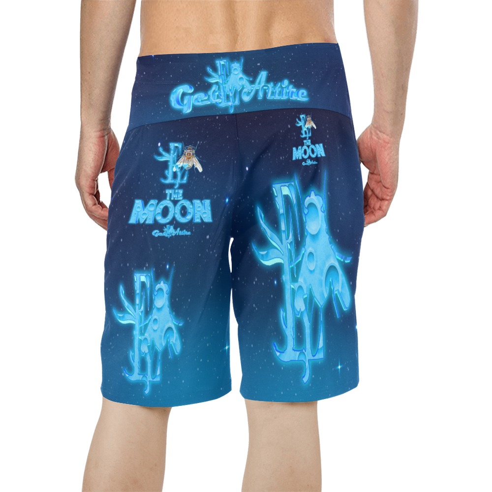 The Moon Collectable Fly Men's All Over Print Board Shorts (Model L16)