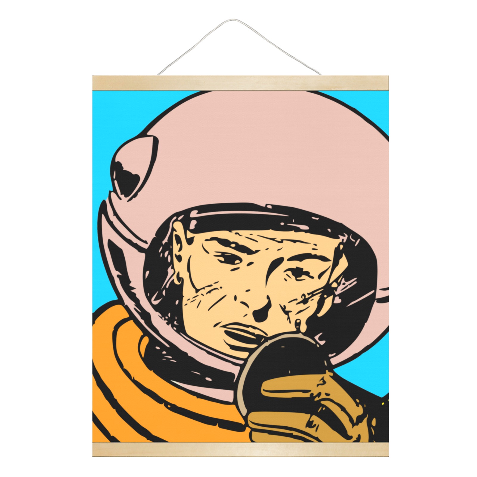 astronaut Hanging Poster 16"x20"