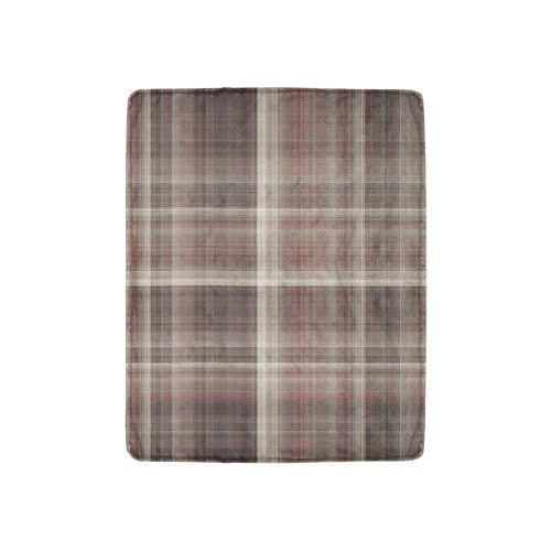 brownplaid Ultra-Soft Micro Fleece Blanket 30''x40''