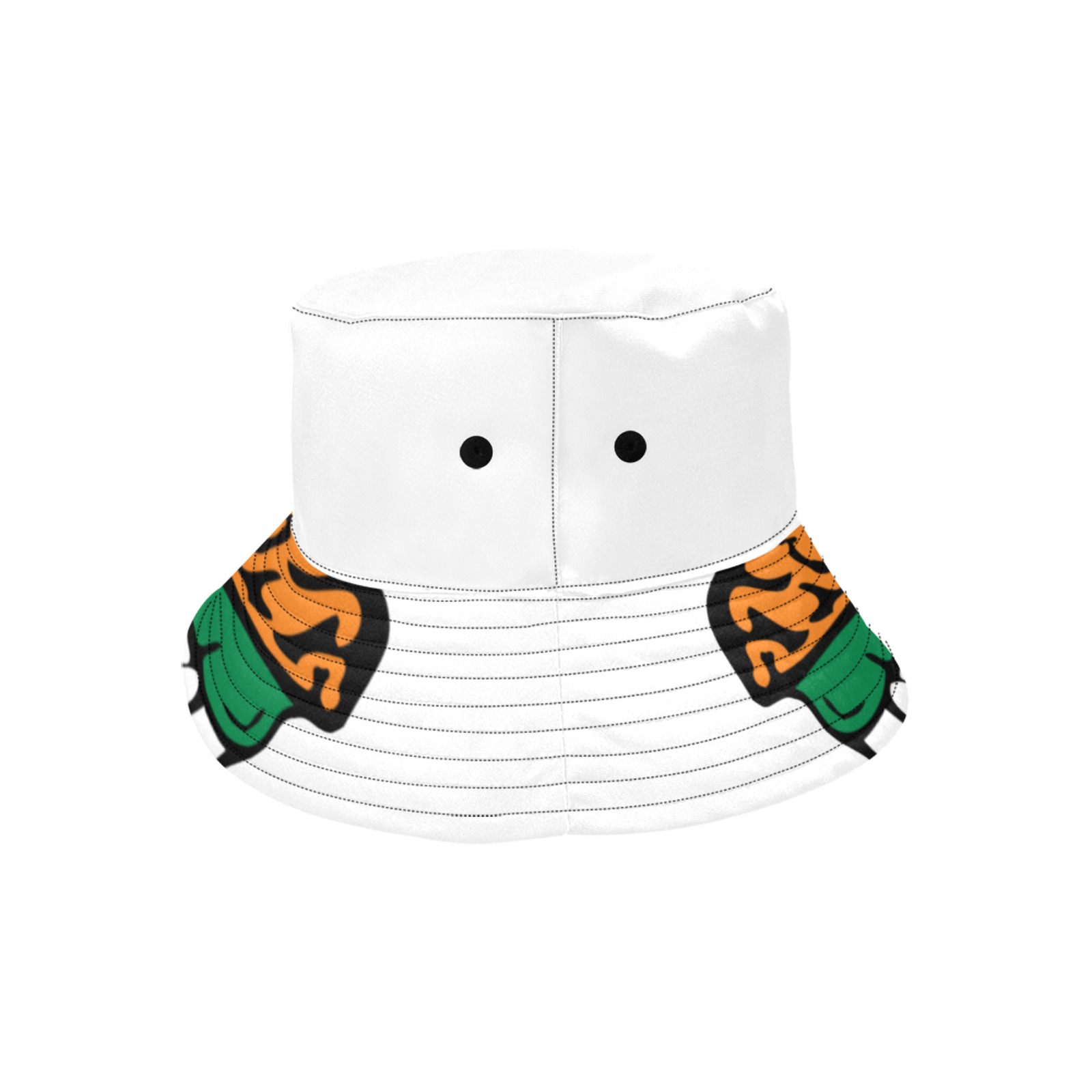 Gerald Gray M100 Bucket White Unisex Summer Bucket Hat