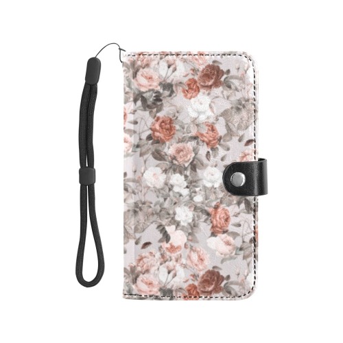 Blossom Flip Leather Purse for Mobile Phone/Large (Model 1703)