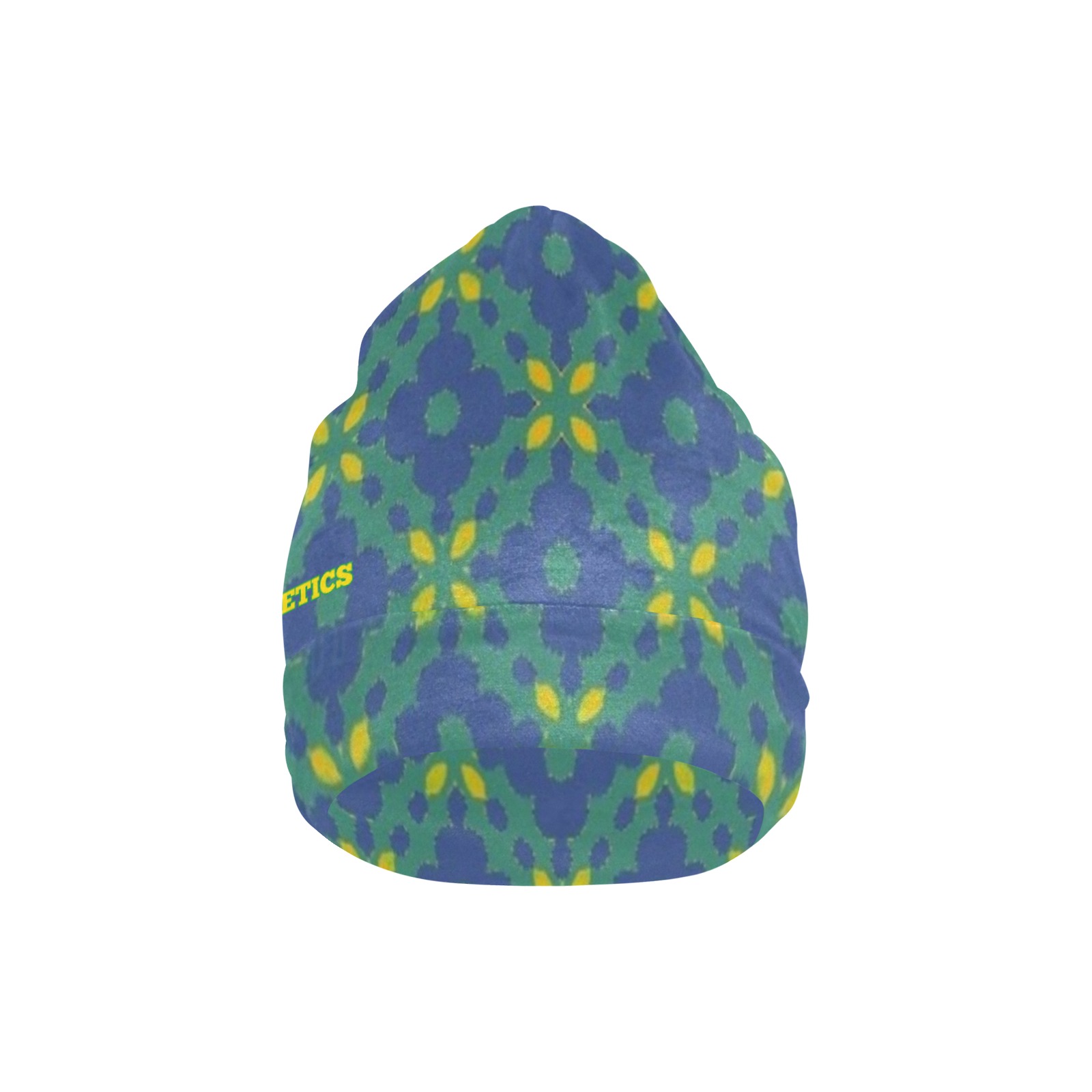 DIONIO Clothing- ATHLETICS BEANIE (Green & Yellow) All Over Print Beanie for Adults