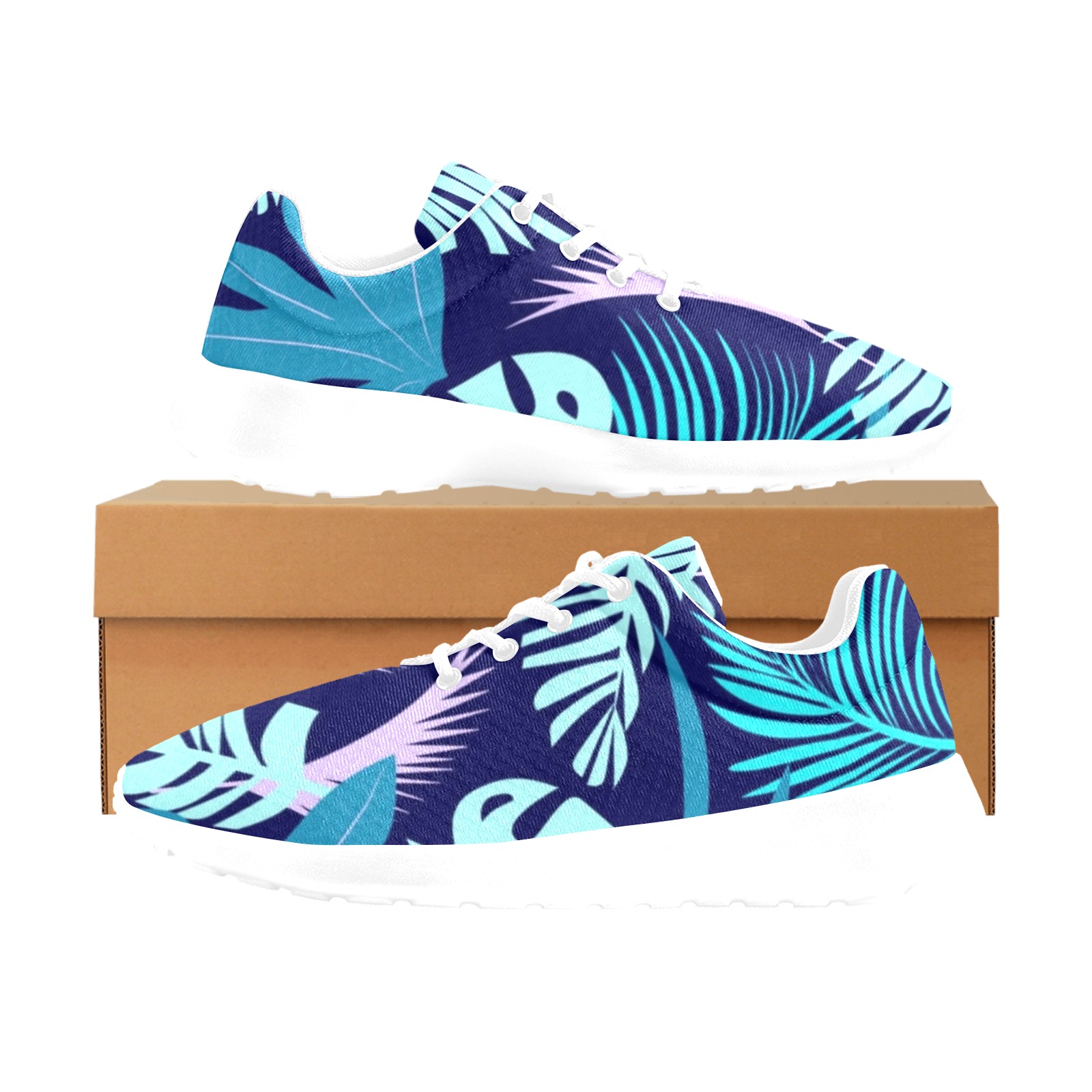 Colorful Tropical Pattern (349) Women's Athletic Shoes (Model 0200)