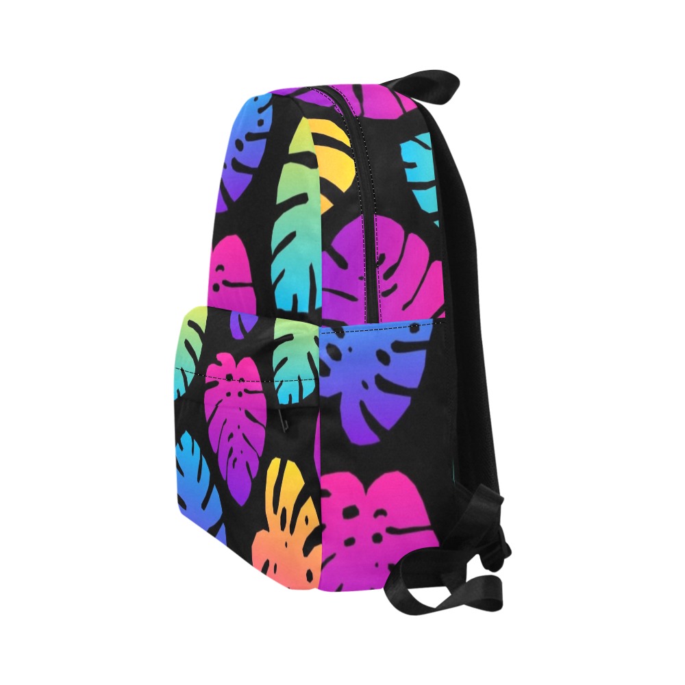 Tropical Exotic Neon Bright Plants Unisex Classic Backpack (Model 1673)