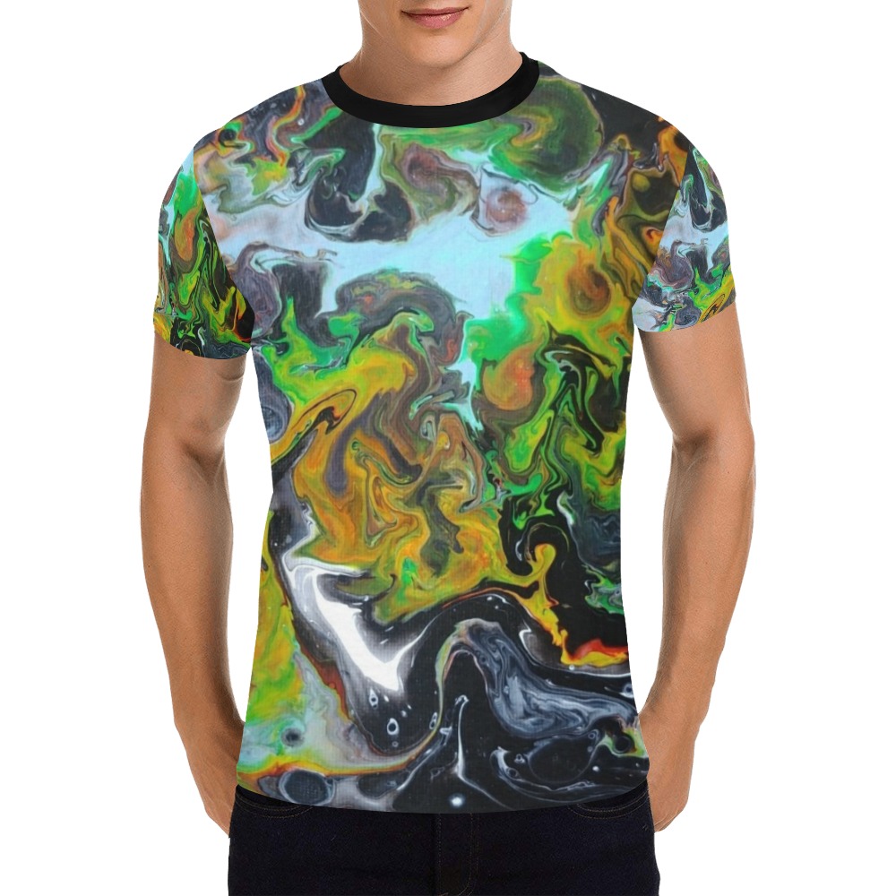 Galactic Chaos Tee All Over Print T-Shirt for Men (USA Size) (Model T40)