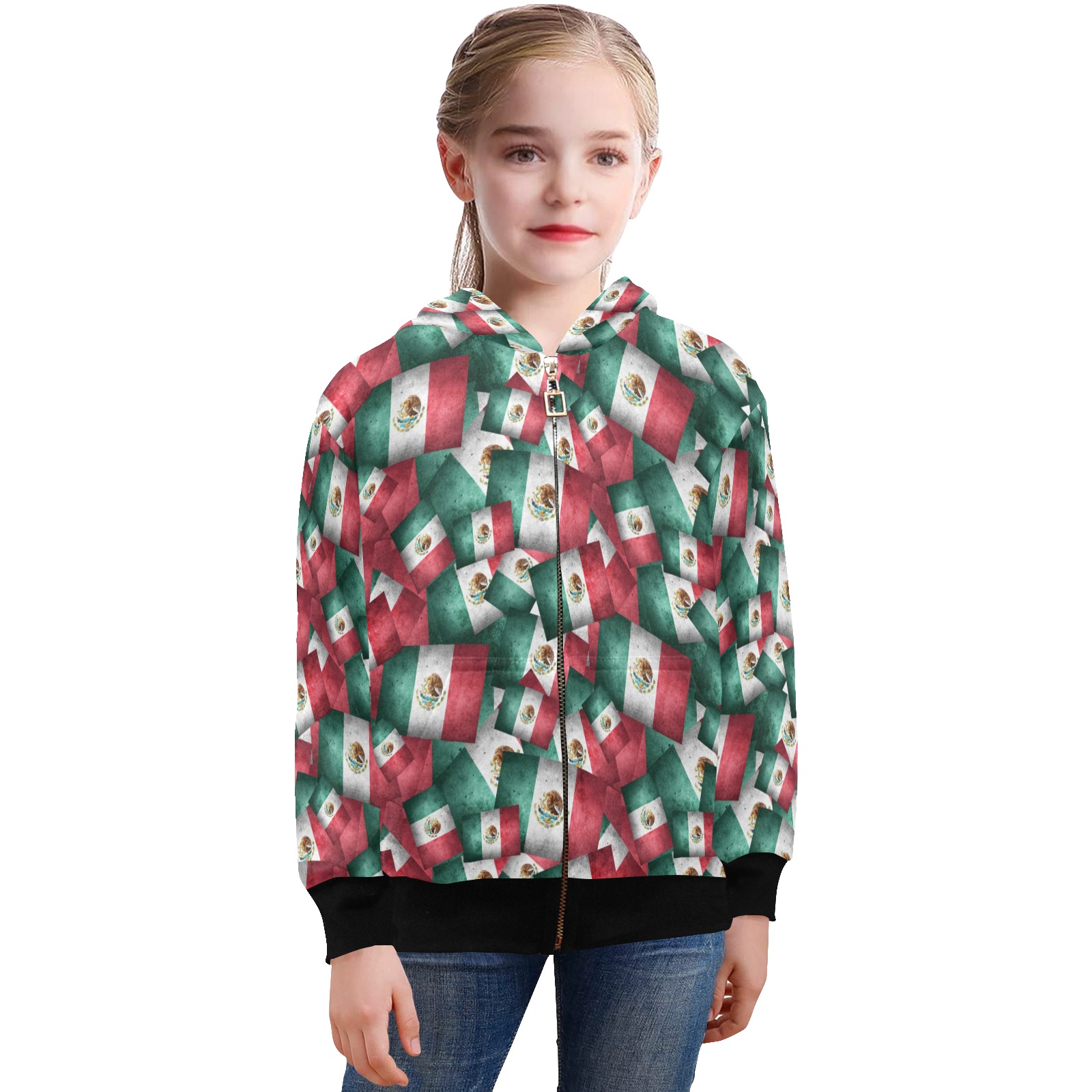 Water Color Flag Kids Hoodie