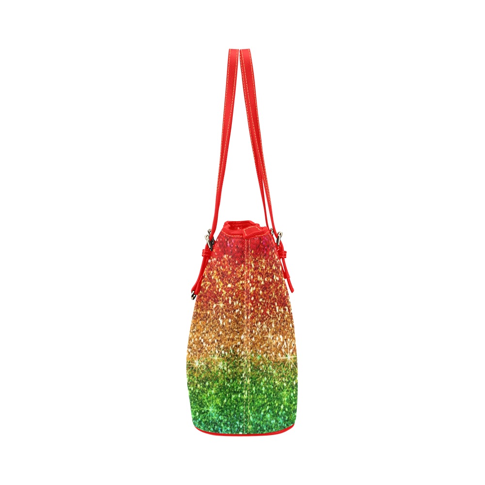 Fairlings Delight's Rainbow Collection- 53086H2 Leather Tote Bag/Large (Model 1651)