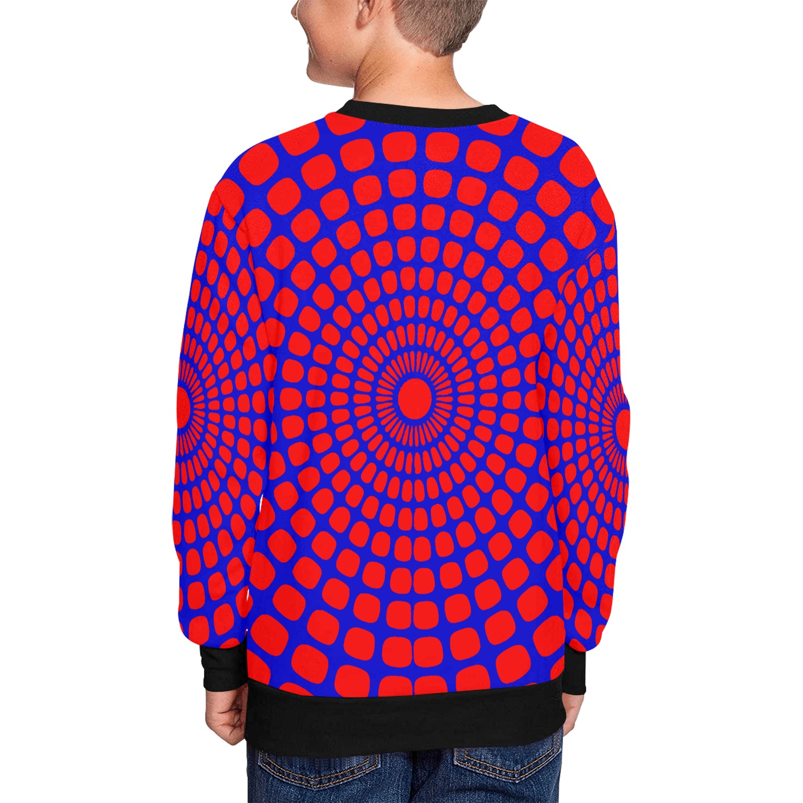 blue cross day Kids' All Over Print Sweatshirt (Model H37)