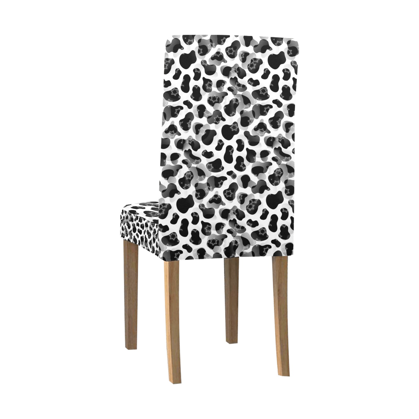 Cowhide by Artdream Chair Cover (Pack of 4)