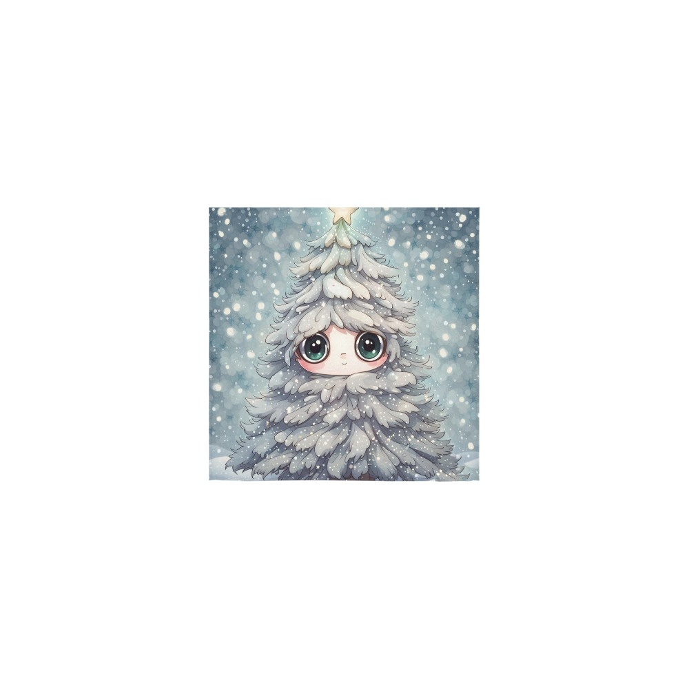 Little Christmas Tree Square Towel 13“x13”