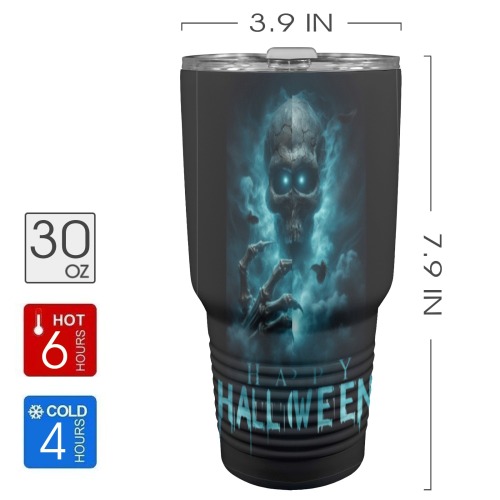 Happy Hello Ween 30oz Insulated Stainless Steel Mobile Tumbler