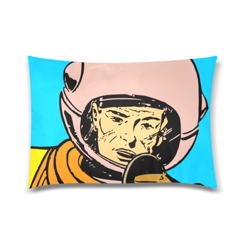 astronaut Custom Zippered Pillow Case 20"x30"(Twin Sides)