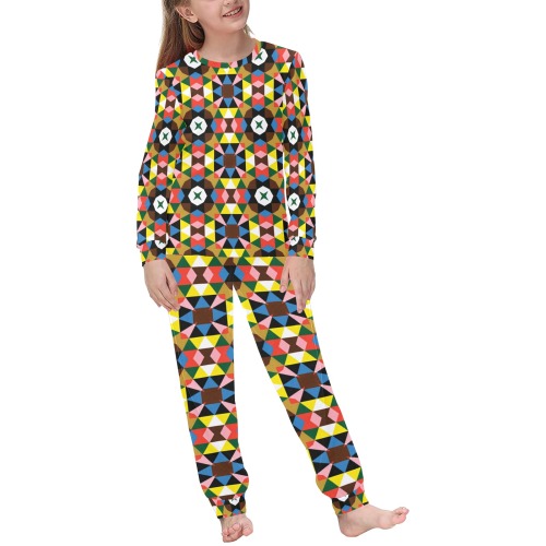 pattern (151) Kids' All Over Print Pajama Set