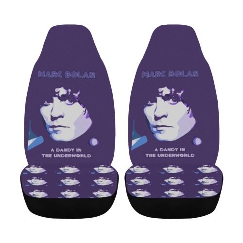 MARC BOLAN & T.REX - PURPLE DANDY Car Seat Cover Airbag Compatible (Set of 2)