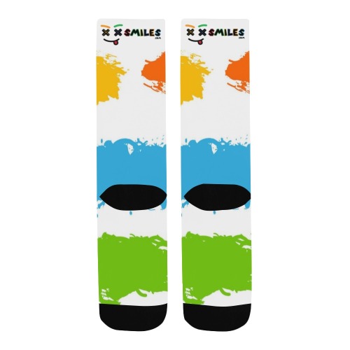XXsmiles Splash Socks Men's Custom Socks
