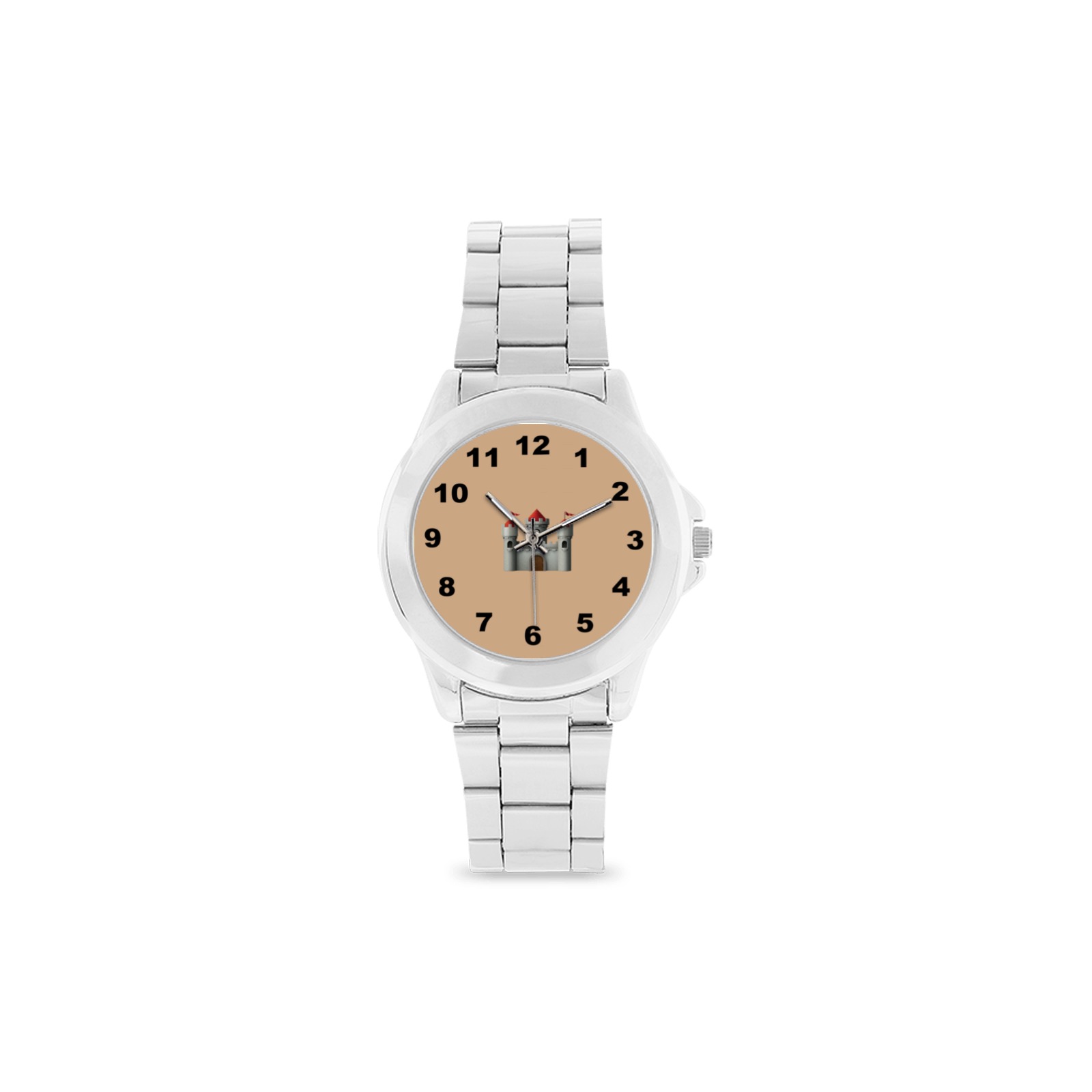 castle100 Unisex Stainless Steel Watch(Model 103)