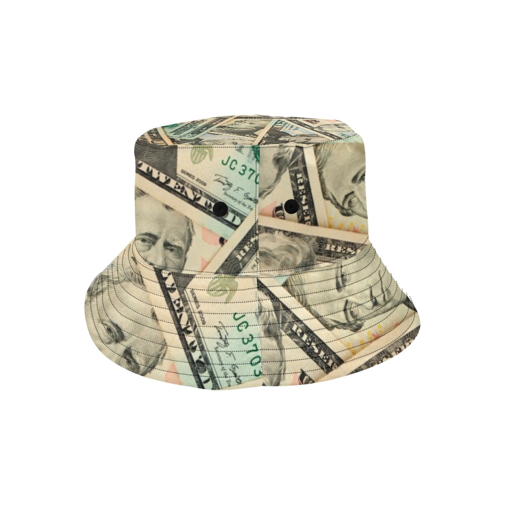 US PAPER CURRENCY All Over Print Bucket Hat