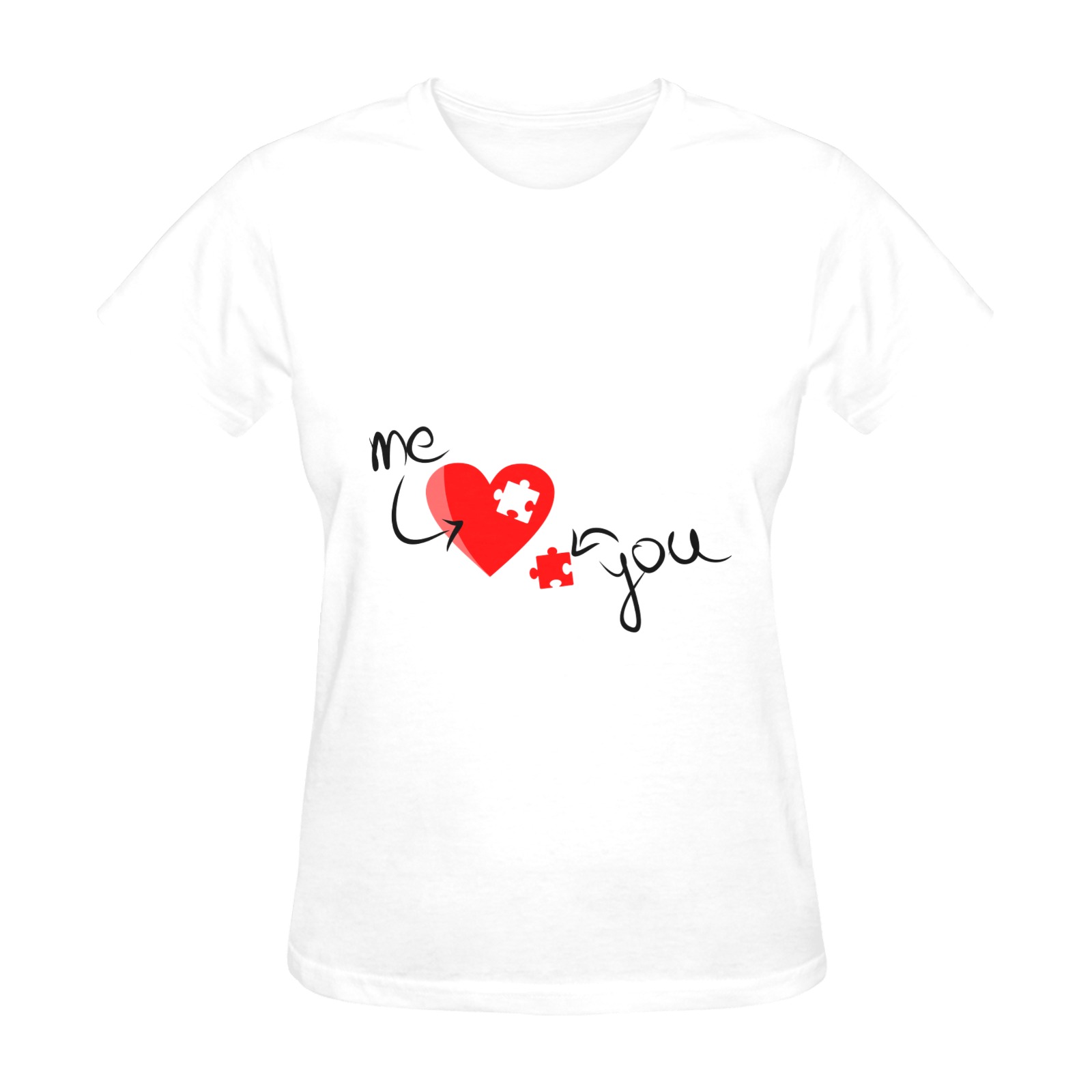 valentines day Sunny Women's T-shirt (Model T05)