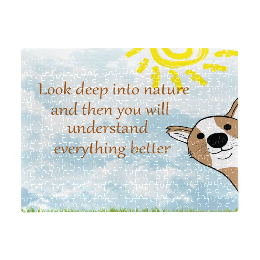 Puzzle : Look deep into nature and then you will understand everything better A3 Size Jigsaw Puzzle (Set of 252 Pieces)