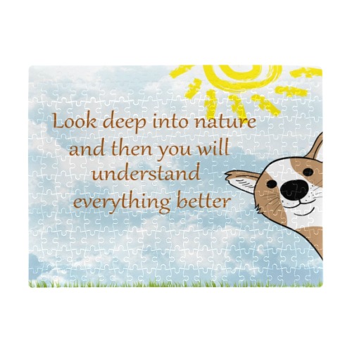 Puzzle : Look deep into nature and then you will understand everything better A3 Size Jigsaw Puzzle (Set of 252 Pieces)