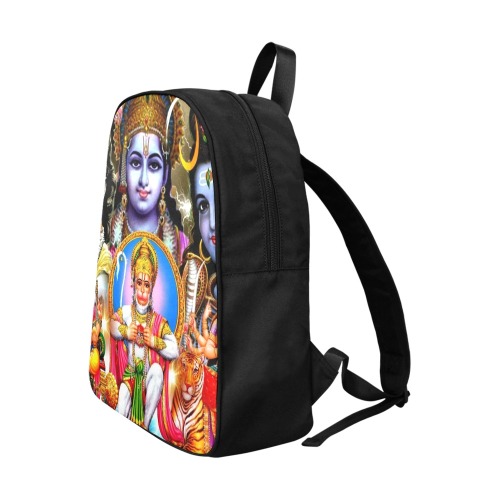 HINDUISM Fabric School Backpack (Model 1682) (Large)