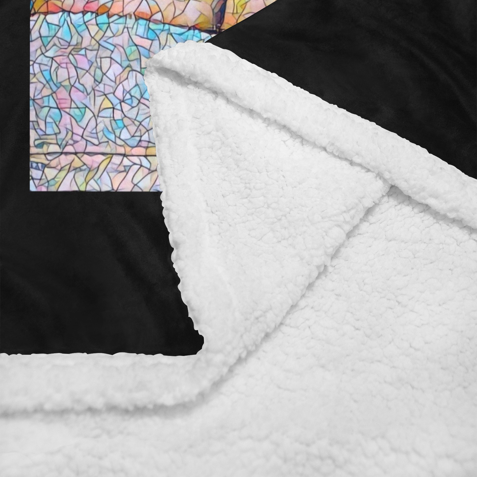 6520 Double Layer Short Plush Blanket 50"x60"