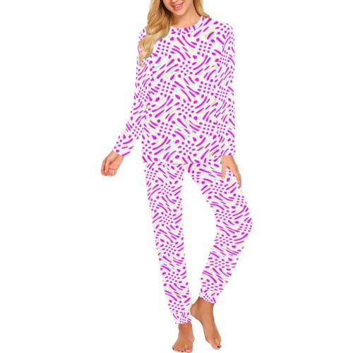 CRAZYPINK Women's All Over Print Pajama Set
