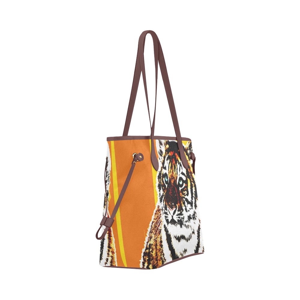 TIGER TIGER-22A Clover Canvas Tote Bag (Model 1661)