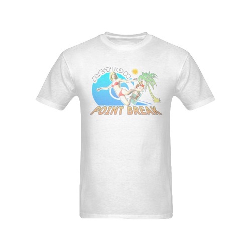 Action - Point Break Men's T-Shirt in USA Size (Front Printing Only)
