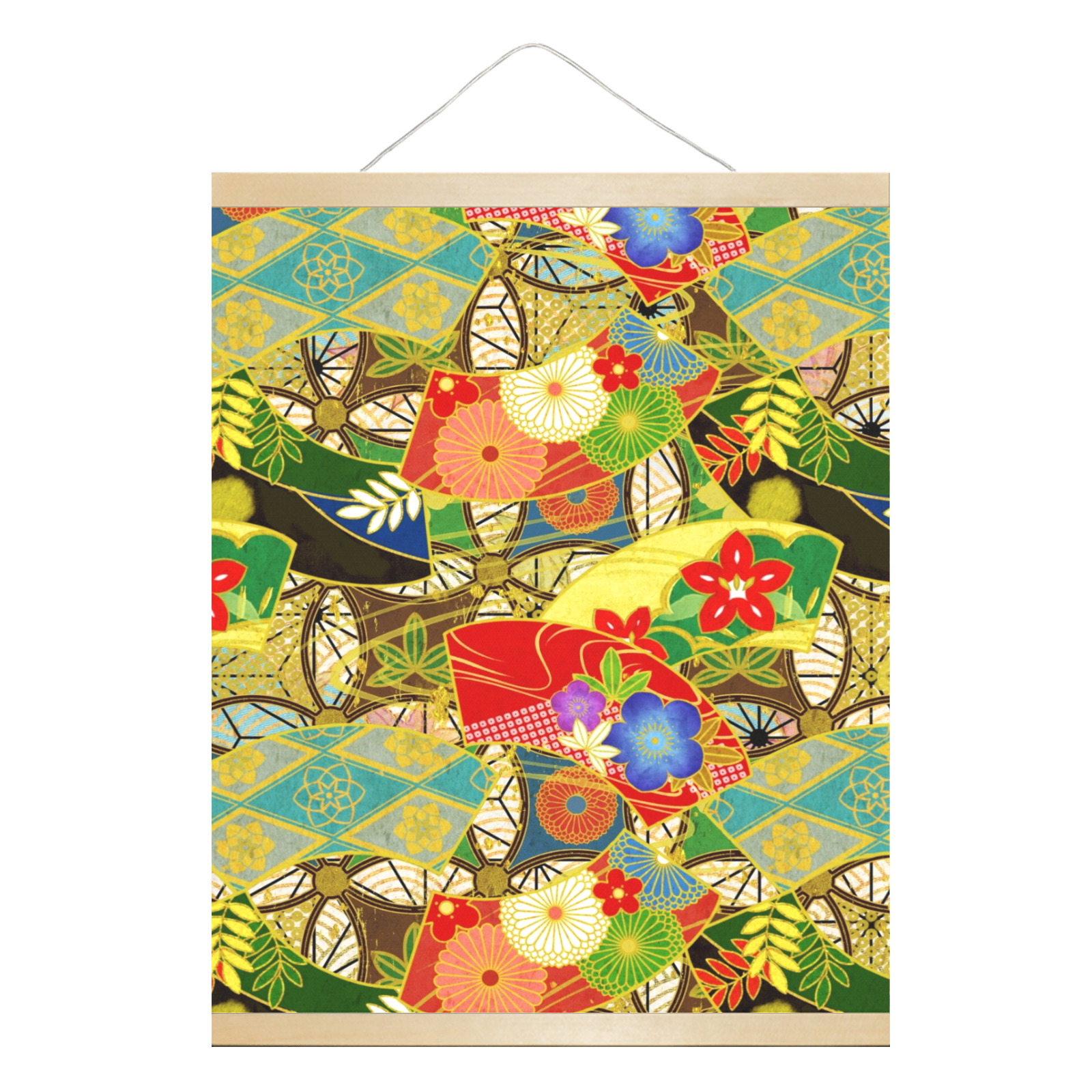 Summer Flowers Hanging Poster 16"x20"