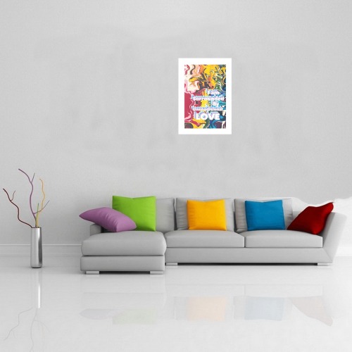 19" X 28 " - Surrounded by love Art Print 19‘’x28‘’