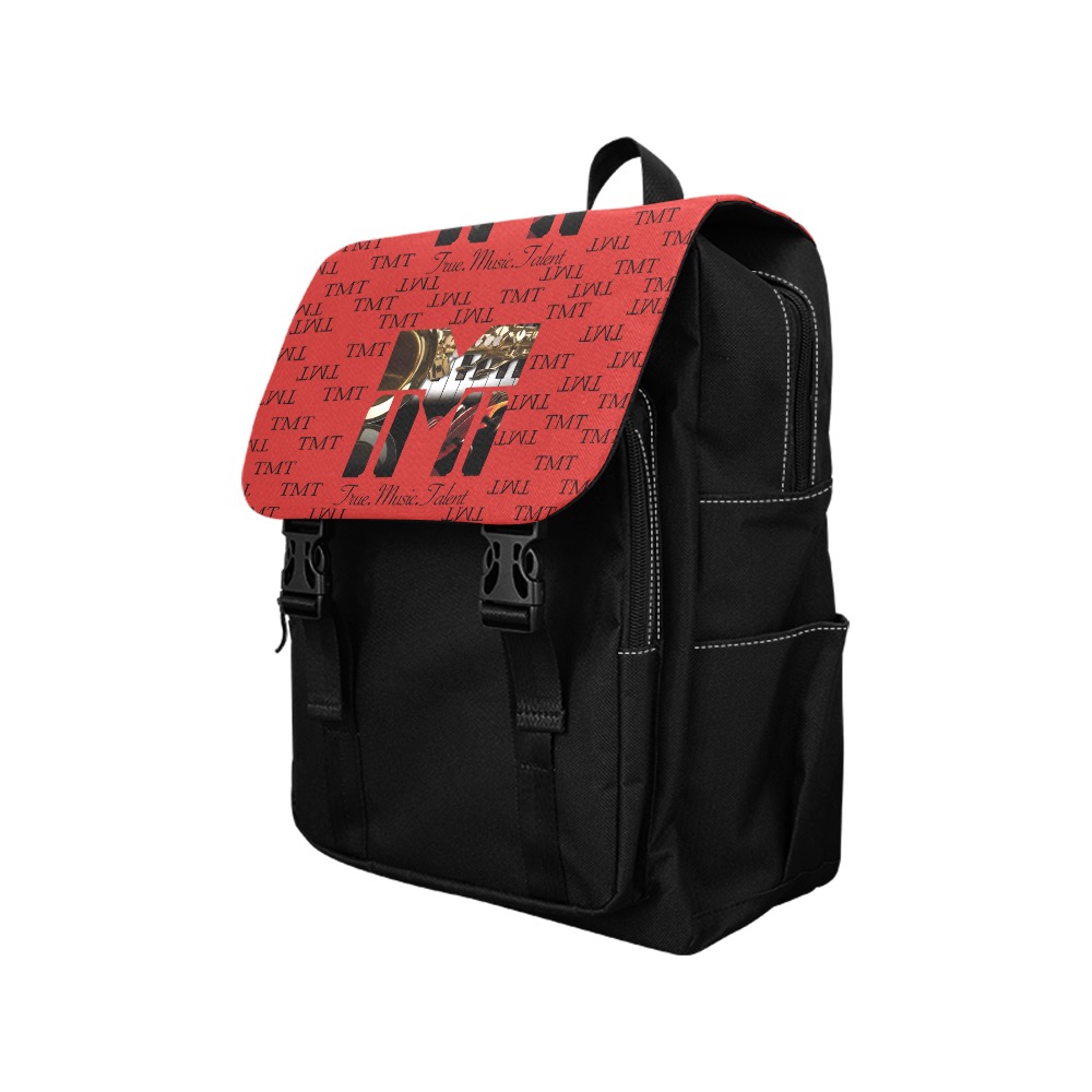 TMT Red Casual Shoulders Backpack (Model 1623)