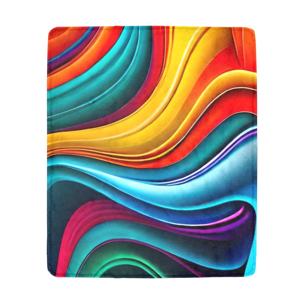 Rainbow Dreamscape Ultra-Soft Micro Fleece Blanket 50"x60"