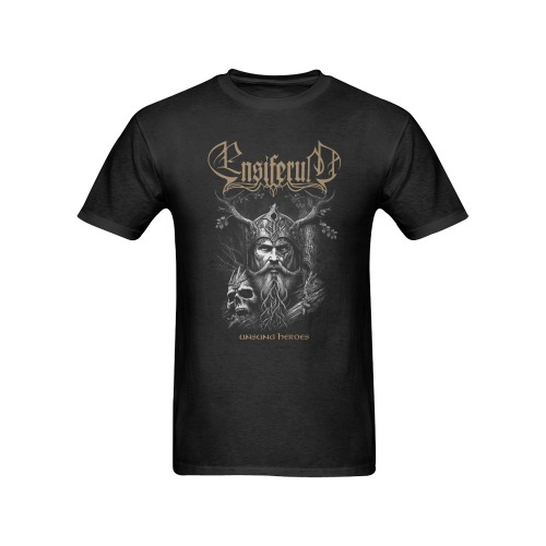 Ensiferum Men's T-Shirt in USA Size (Front Printing Only)