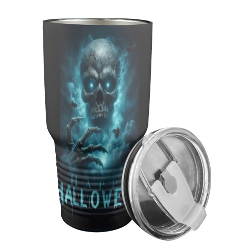 Happy Hello Ween 30oz Insulated Stainless Steel Mobile Tumbler