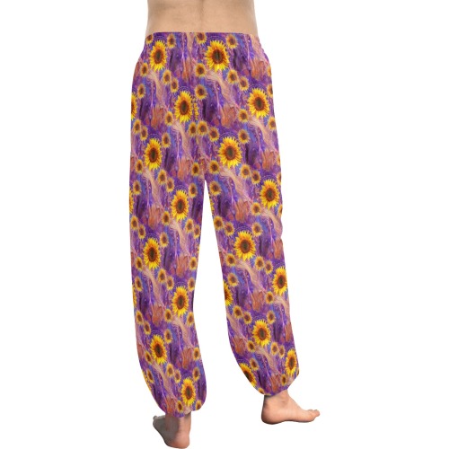 sunflower Women's All Over Print Harem Pants (Model L18)