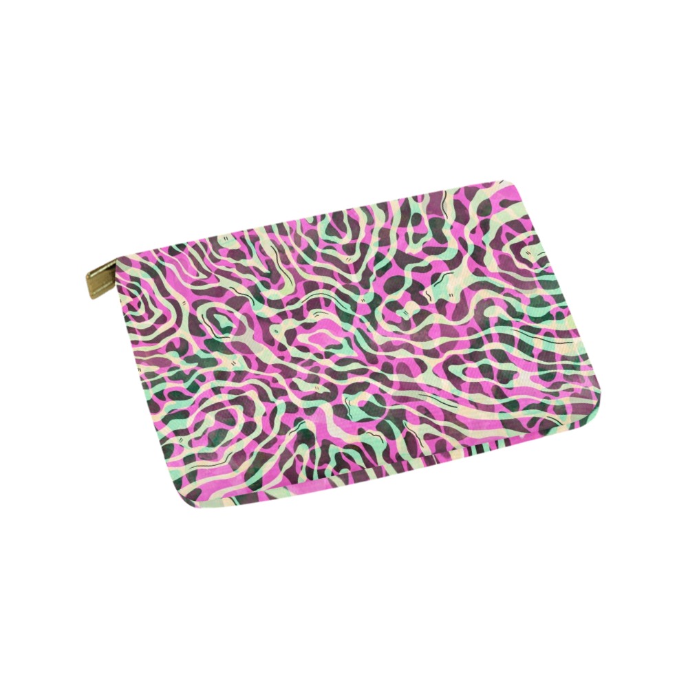 Abstract wavy animal camo_85DF Carry-All Pouch 9.5''x6''