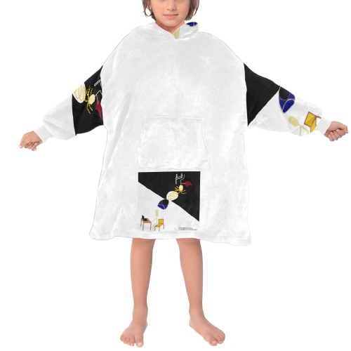 Homo singularity Blanket Hoodie for Kids