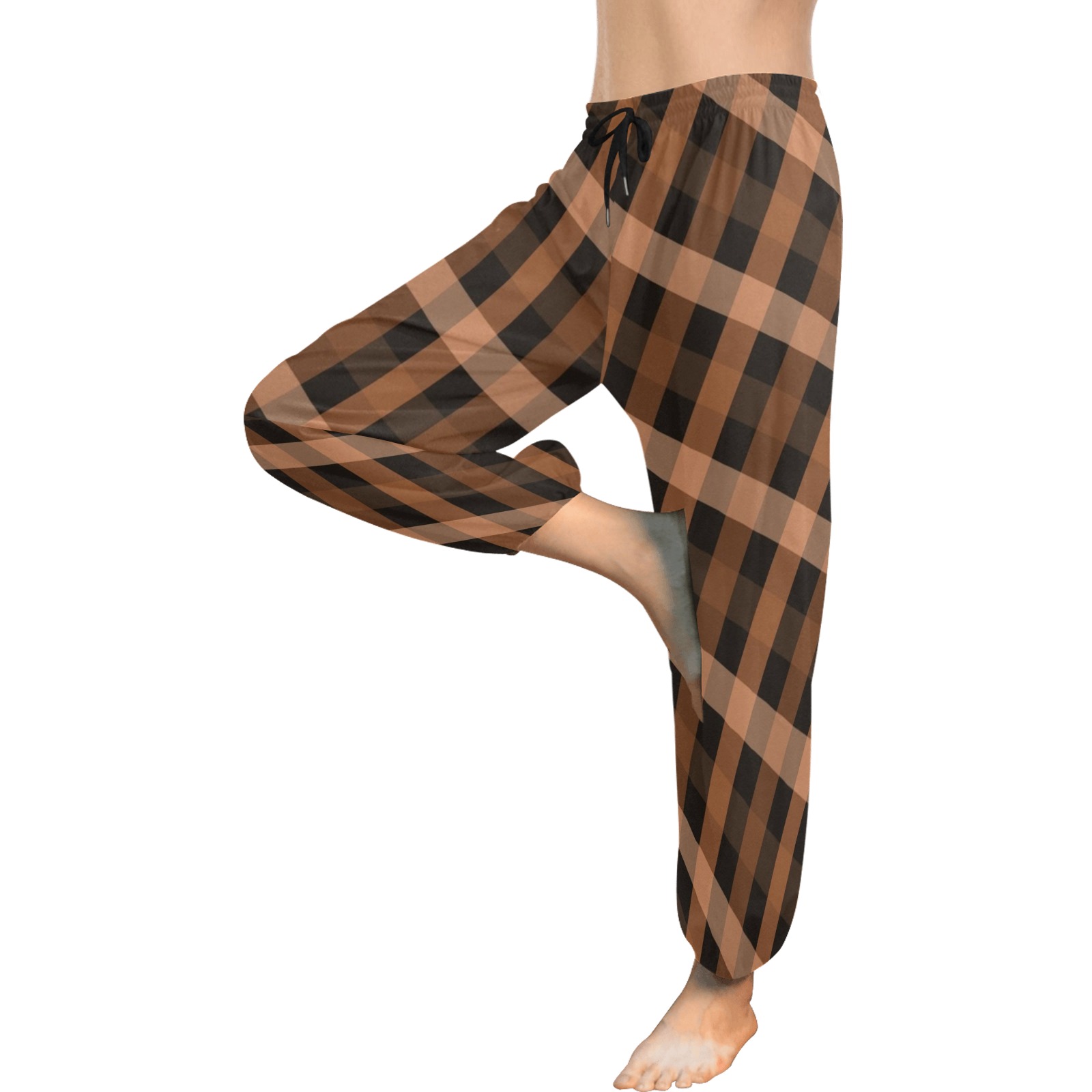 Brown Spectrum Argyle Pattern 2 Women's All Over Print Harem Pants (Model L18)