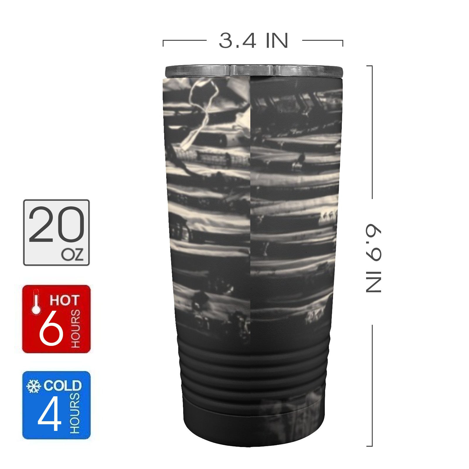 KATANA GOLD 20oz Insulated Stainless Steel Mobile Tumbler